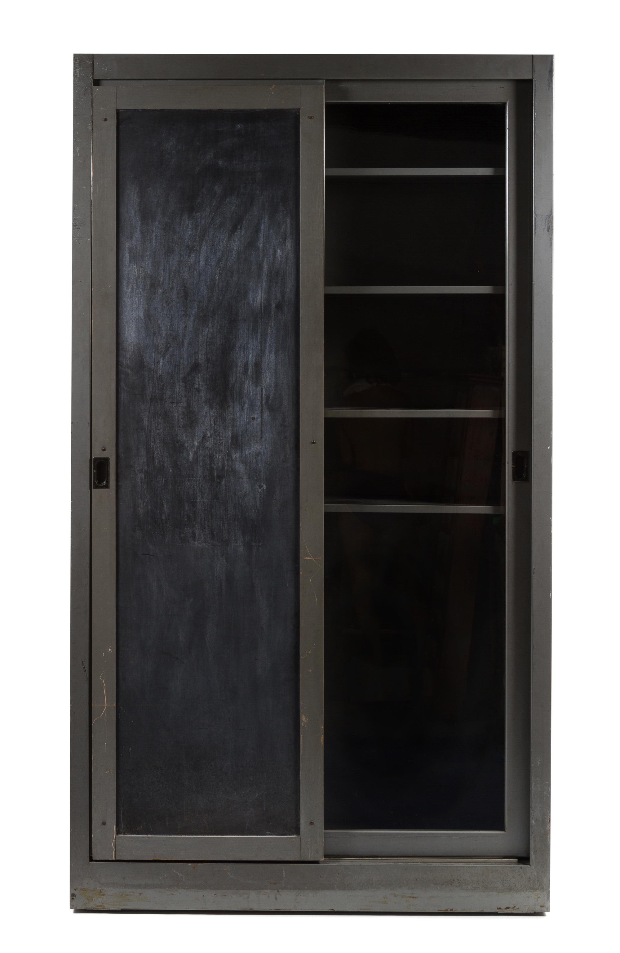 An American Metal Cabinet Height 84 x width 47 x depth 16 inches. — RETAILED BY SCOUT
