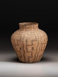 Apache Figural Basketry Olla