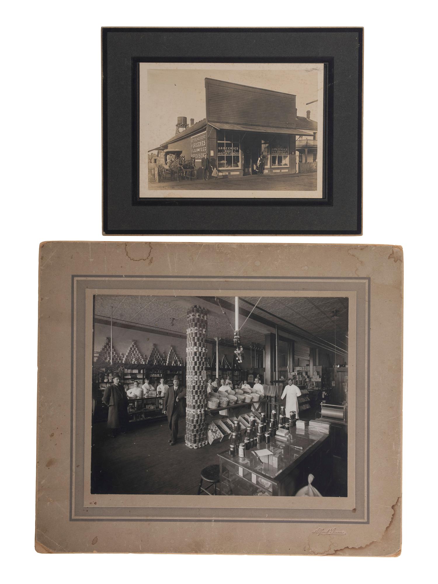 [EARLY PHOTOGRAPHY]. A group of 6 occupational photographs, incl. group portraits and interior and exterior views of businesses.