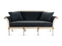 An Ebanista Bergamo Painted and Parcel-Gilt Settee