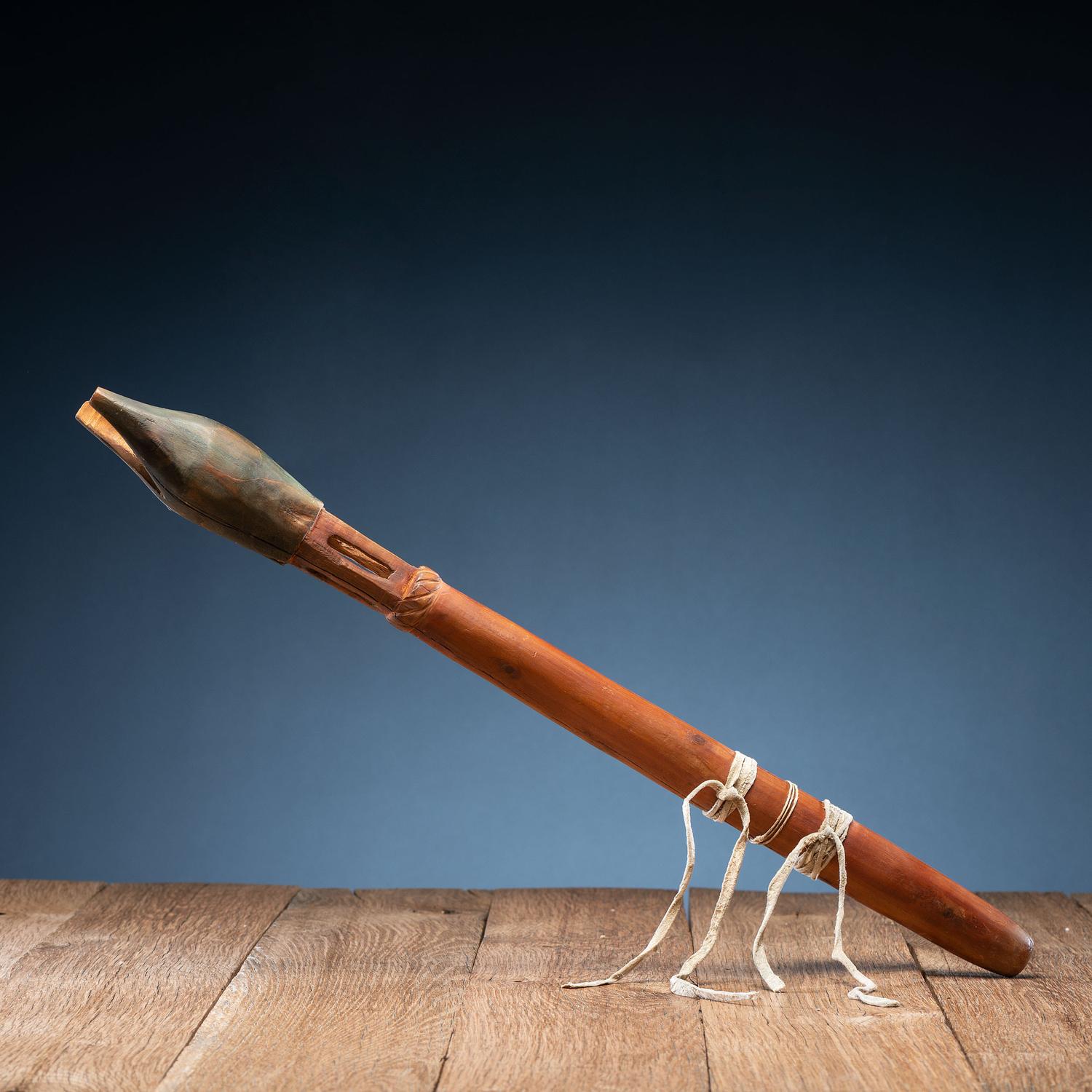 Northern Plains Polychrome Courting Flute
