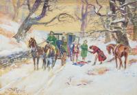 Holdup on the Boston Road , 1907