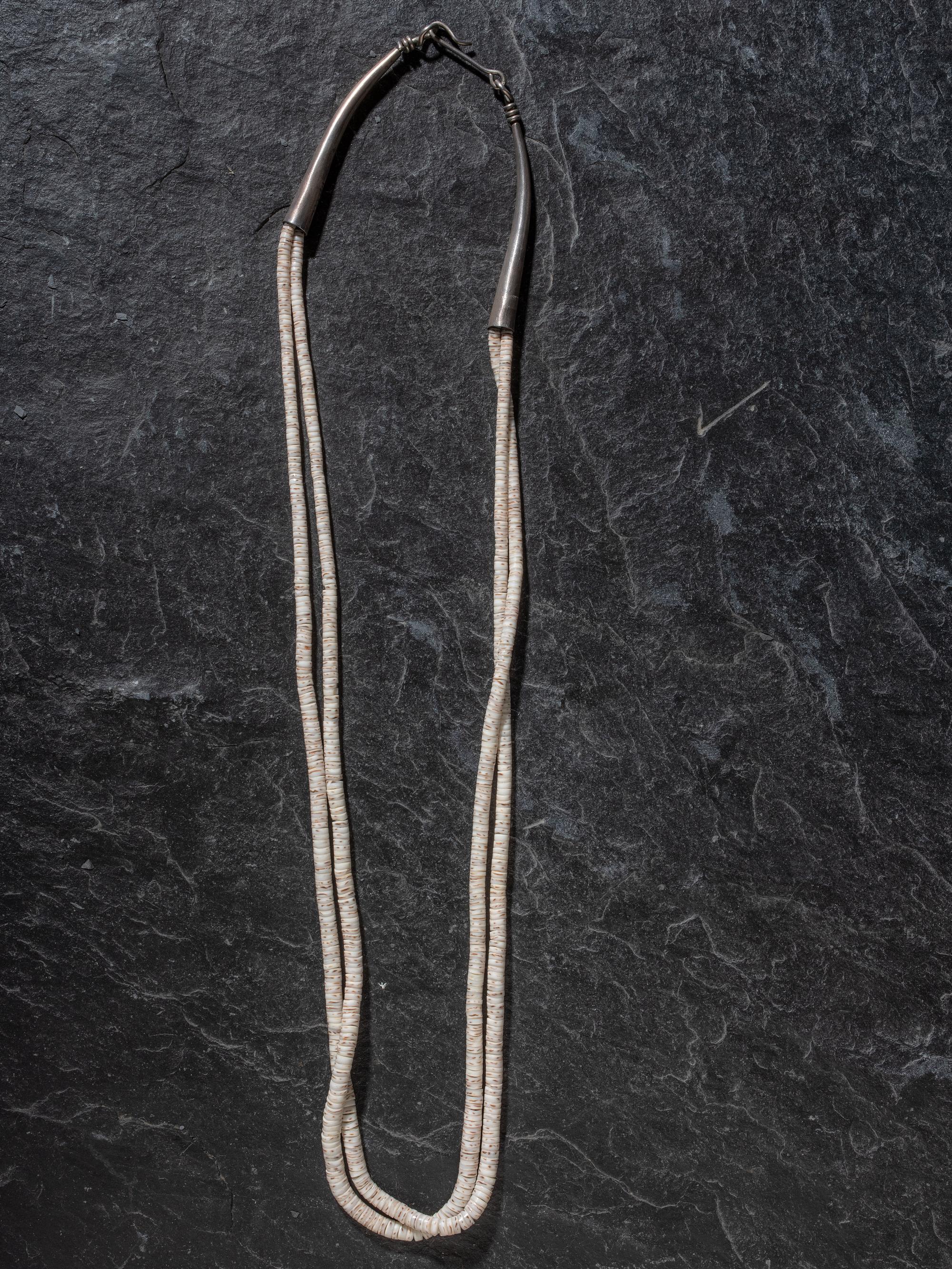 Double-strand Heishi Necklace