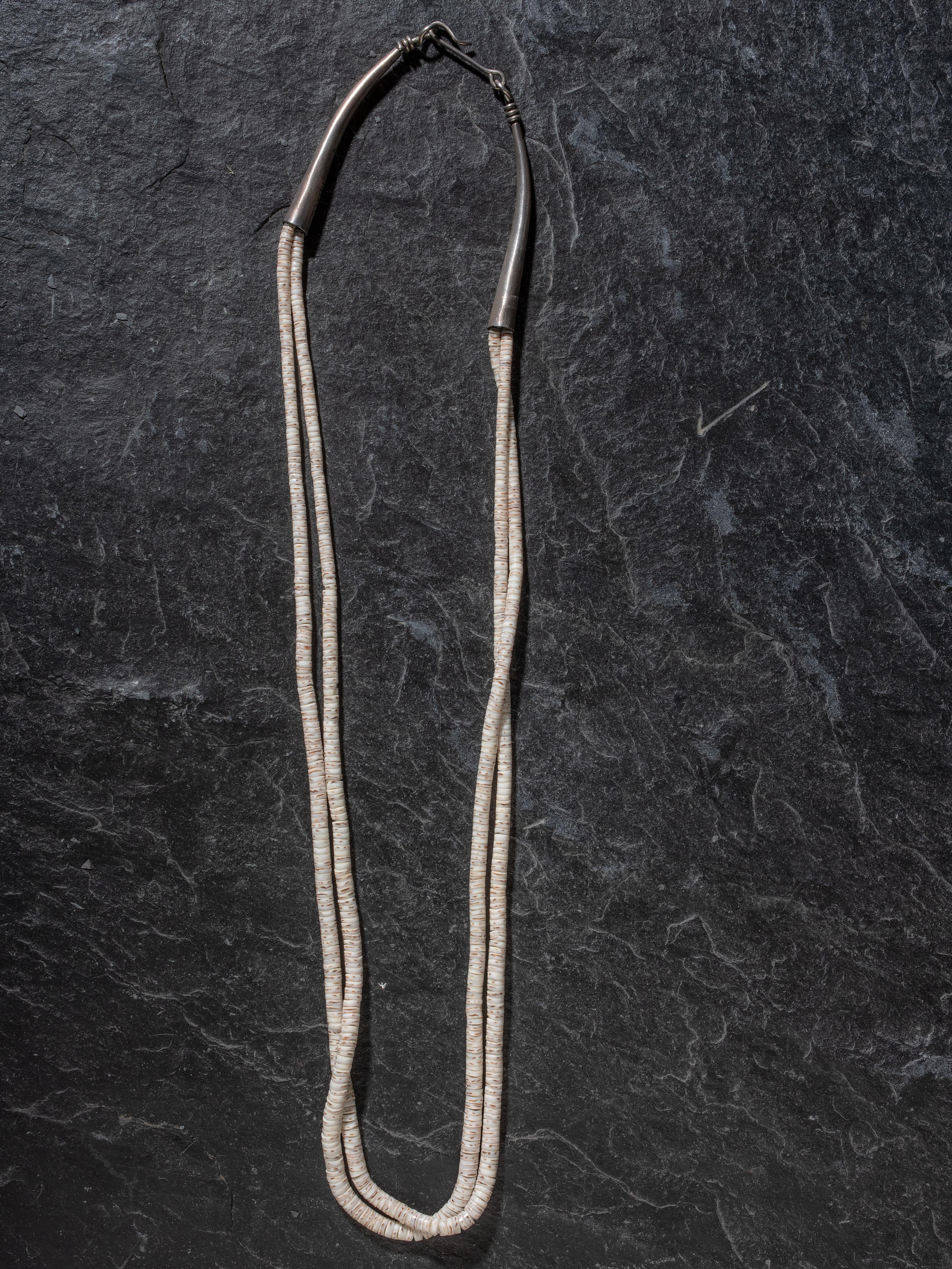 Double-strand Heishi Necklace