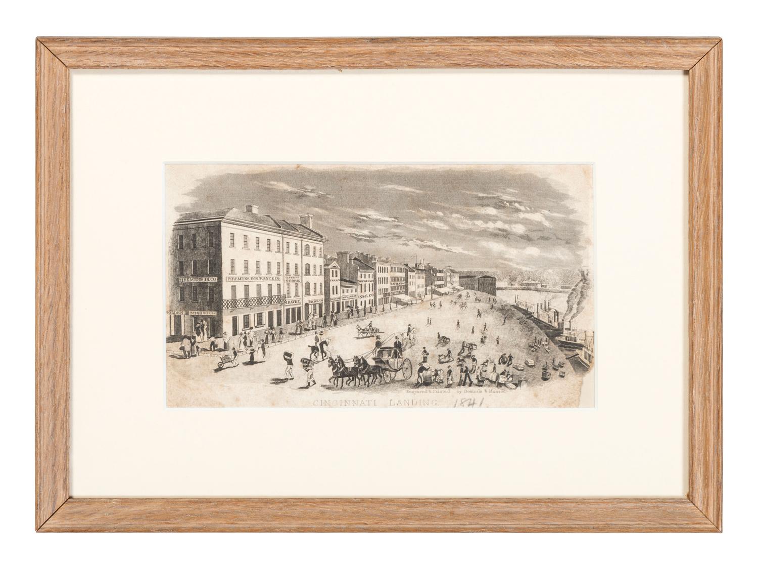 Six Cincinnati Engravings by Doolittle & Munson