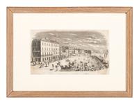 Six Cincinnati Engravings by Doolittle & Munson