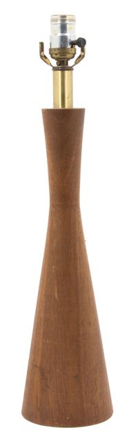 A Modern Danish Wood Desk Lamp Height 20 inches. — 20TH CENTURY