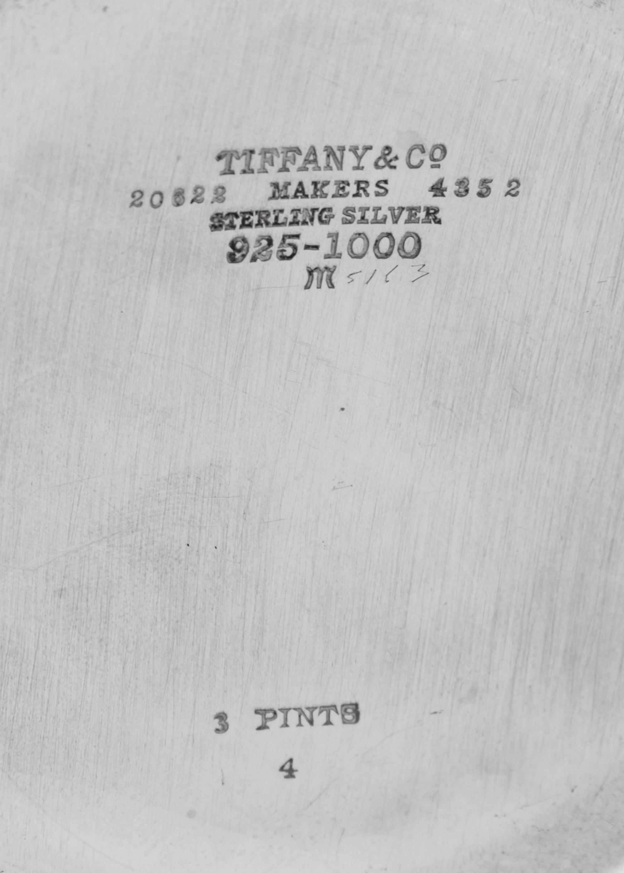 A Tiffany and Co. Silver Cocktail Shaker