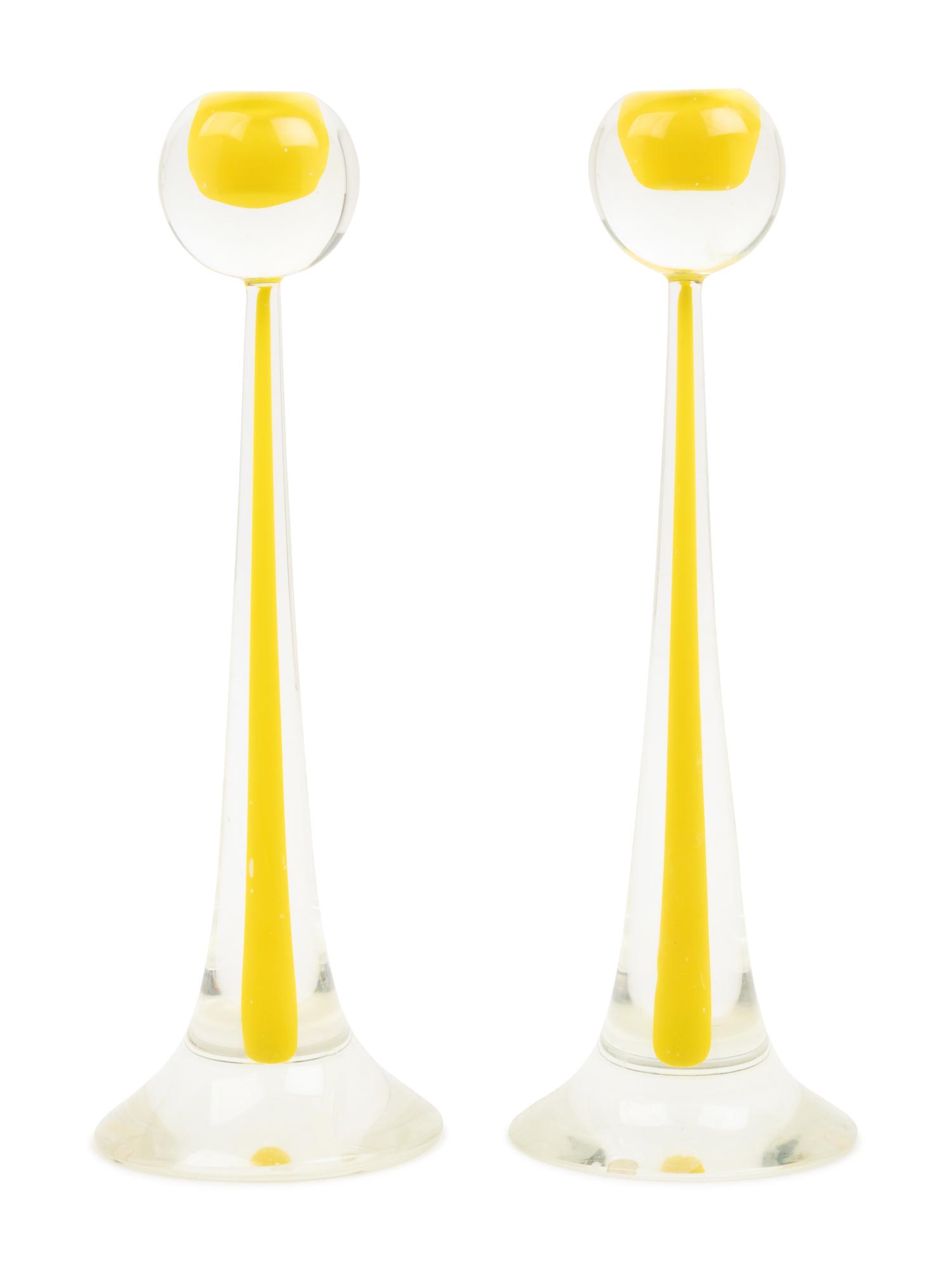 A Glass Garniture Set