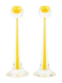 A Glass Garniture Set
