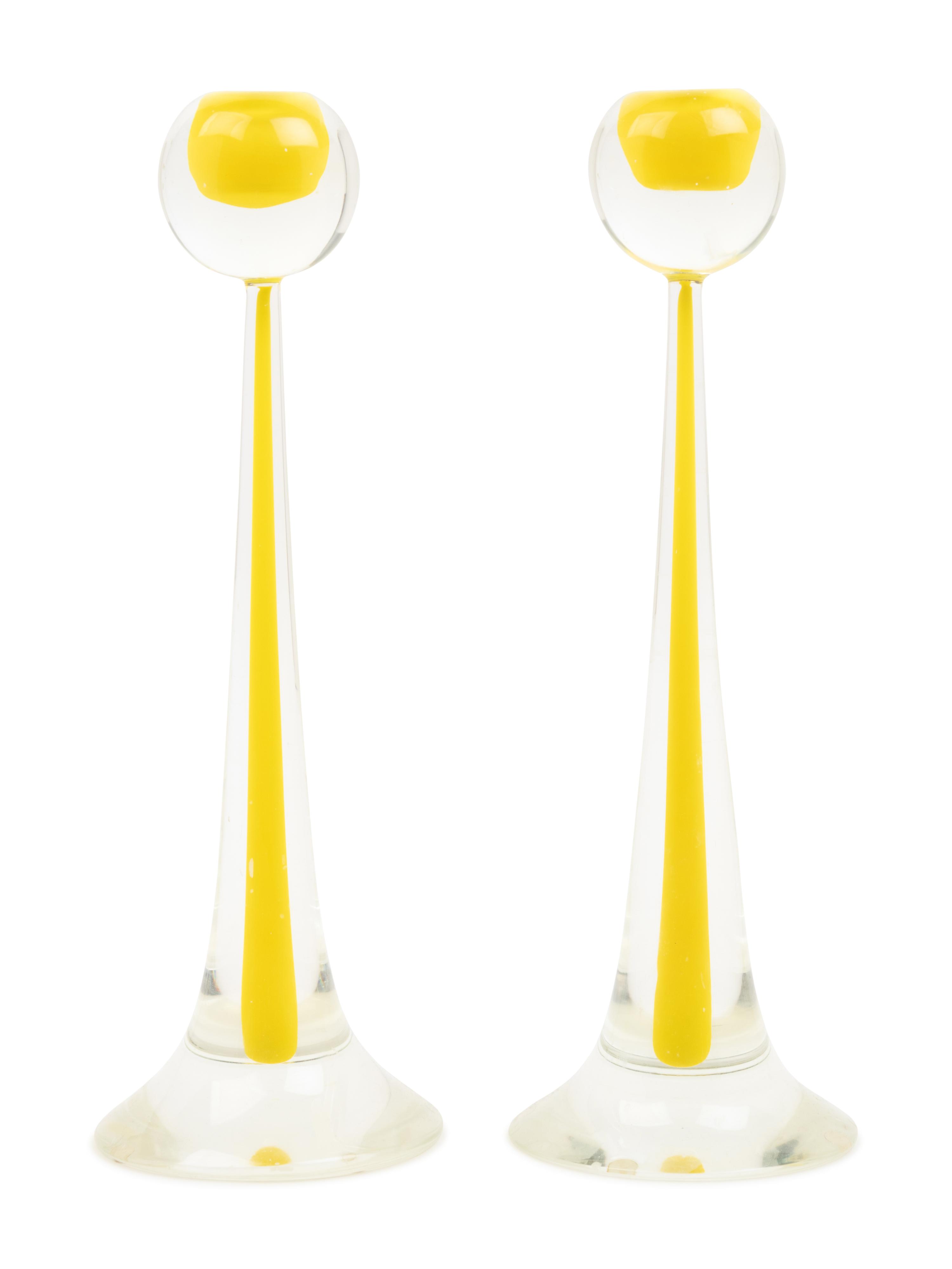 A Glass Garniture Set