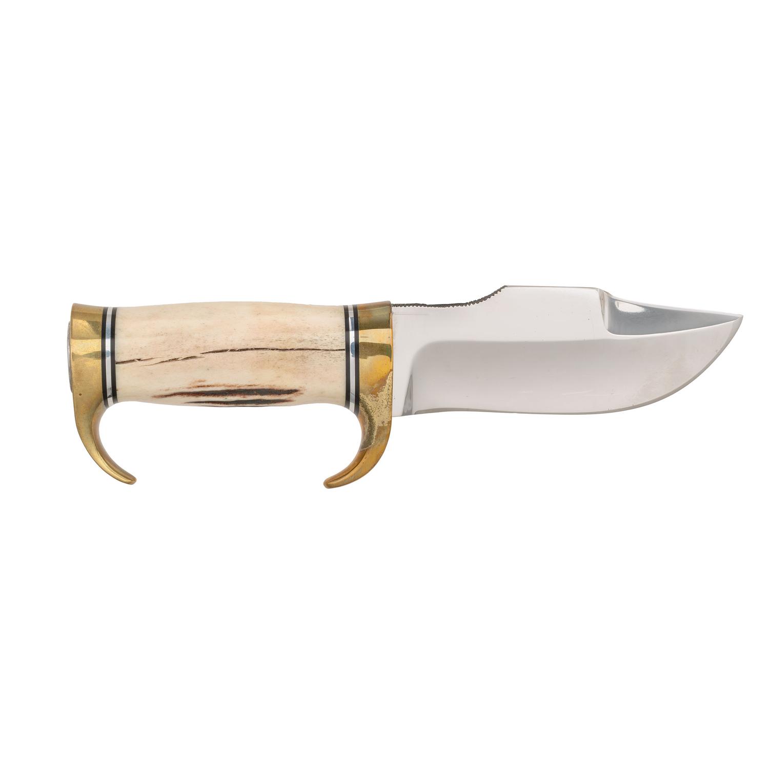 Harvey Draper Elmer Keith Knife with Bone Handle