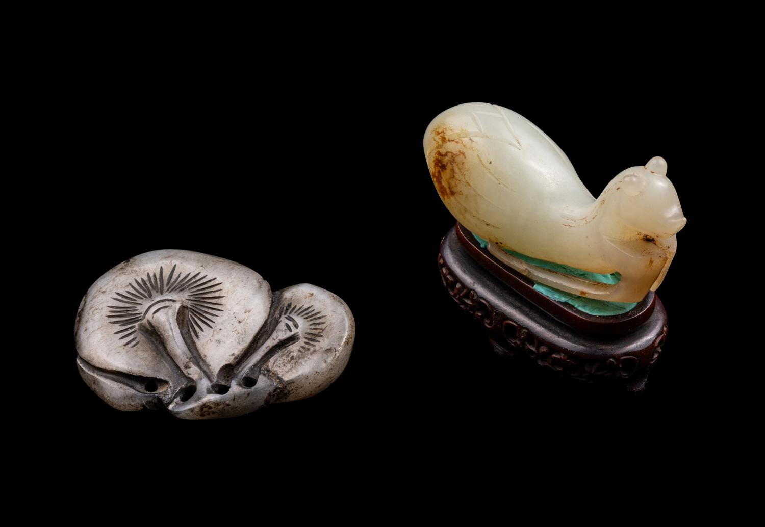 Two Chinese Jade Carvings