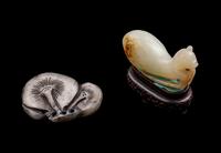 Two Chinese Jade Carvings