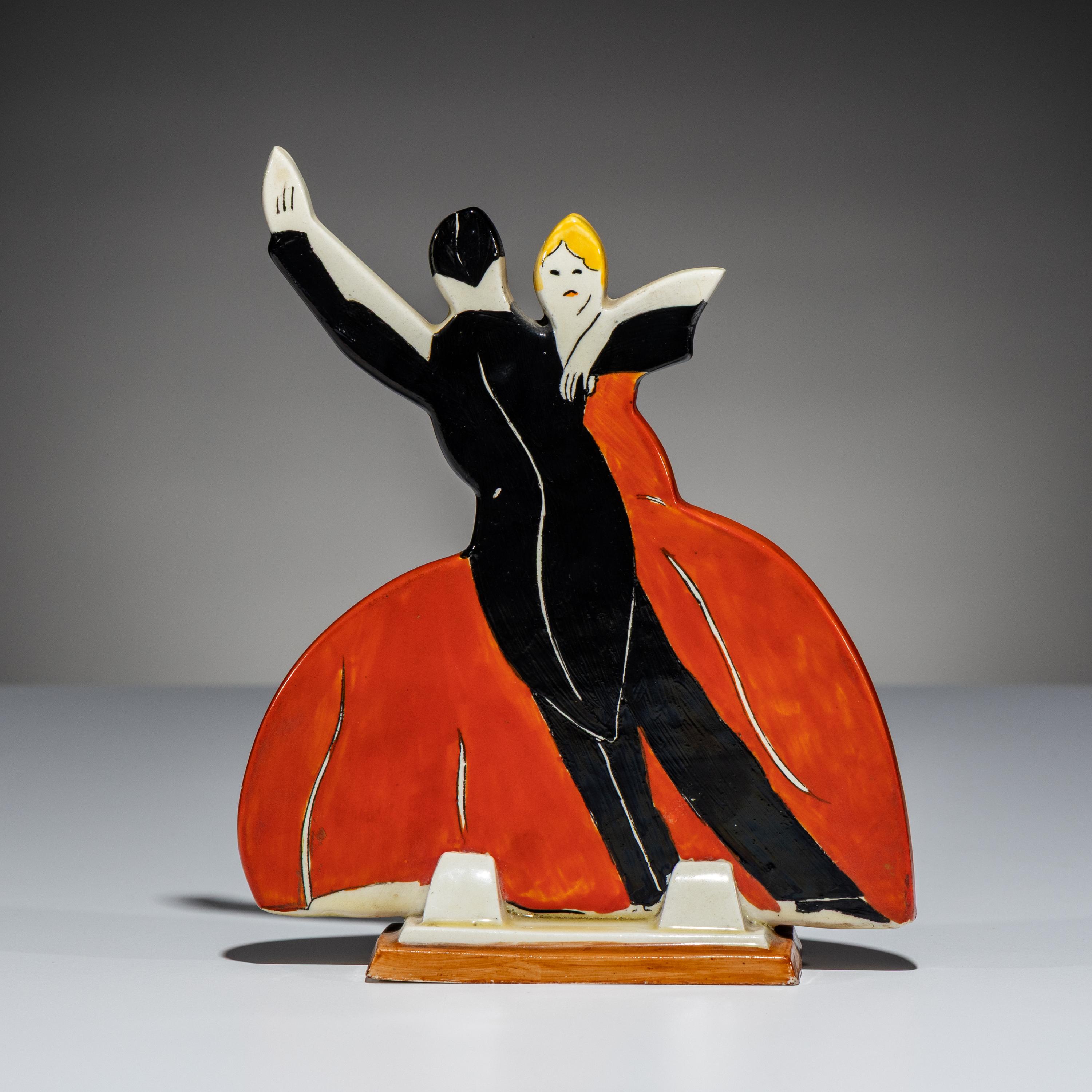 Clarice Cliff (English, 1899–1972) — Age of Jazz, Dancing Couple