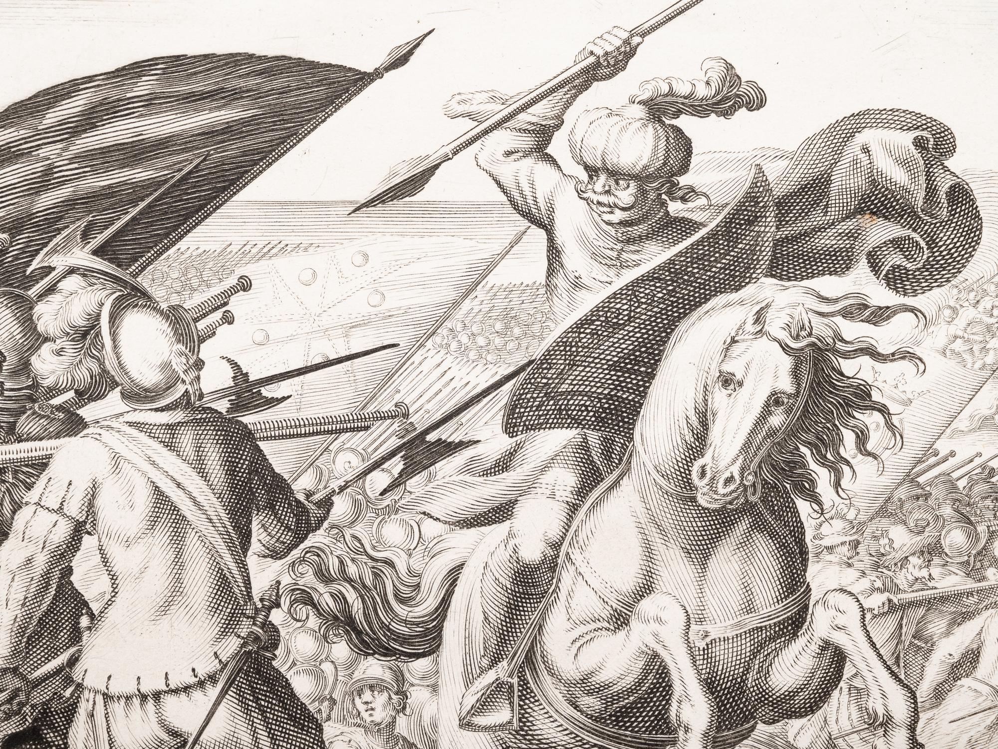 A Group of Five Engravings After Jacques Callot (French, 1592-1635)