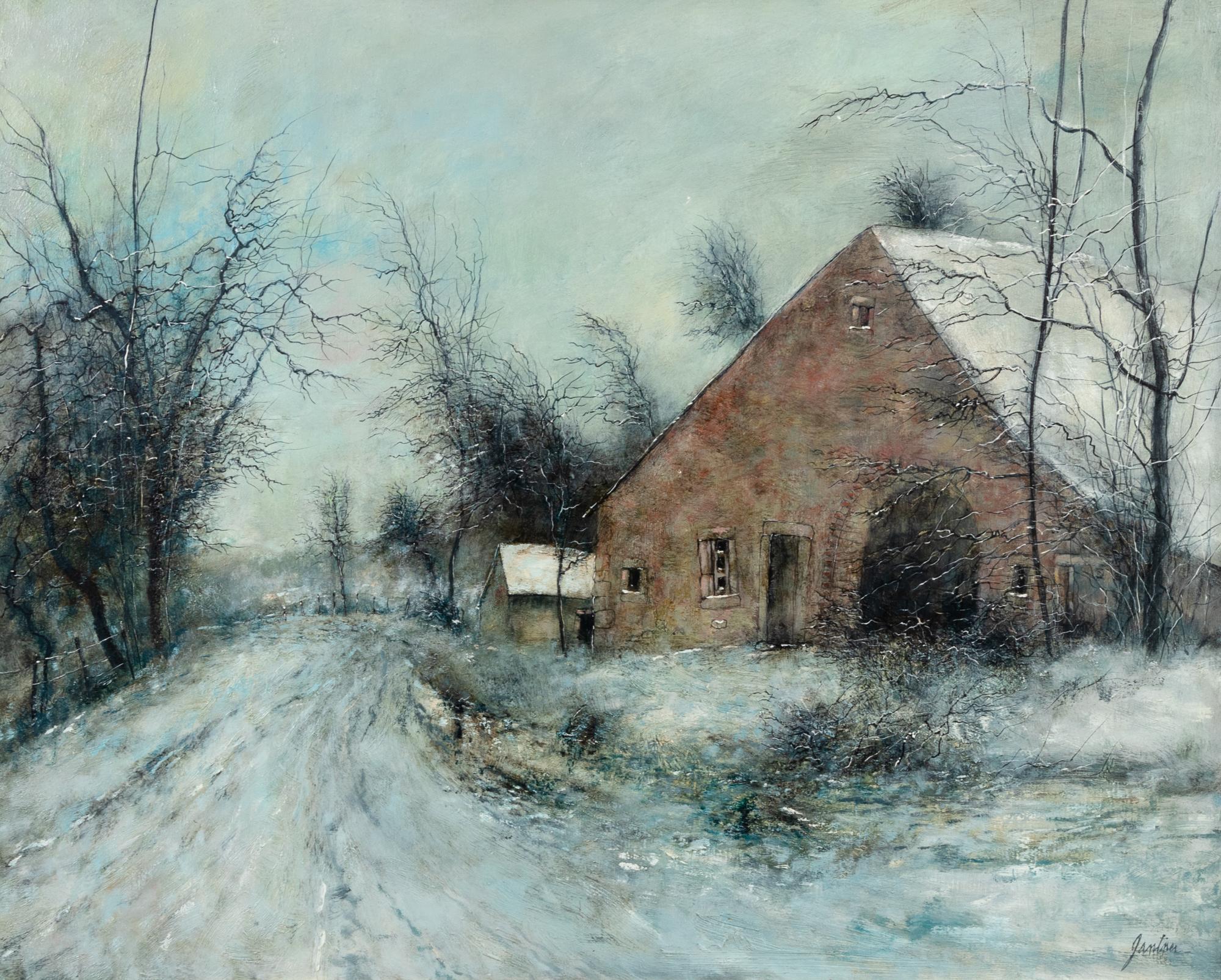 La Chaumière sous la neige