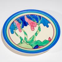 Clarice Cliff (English, 1899–1972) — Rudyard pattern, Three Platters