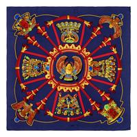 Hermès, Four Silk Scarves 90