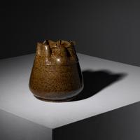 Vase with ruffled rim, c. 1897-1900 Biloxi, Mississippi, USA