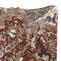 A Louis XV Gilt Bronze Mounted Marble-Top Kingwood Commode