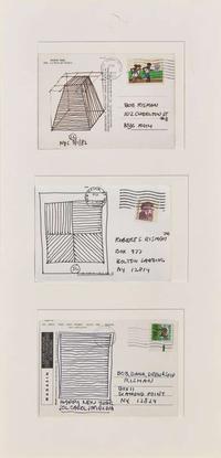 Sol LeWitt (American, 1928-2007) - Three Postcards