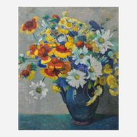 Jane Peterson (American, 1876-1965) Bouquet in Blue