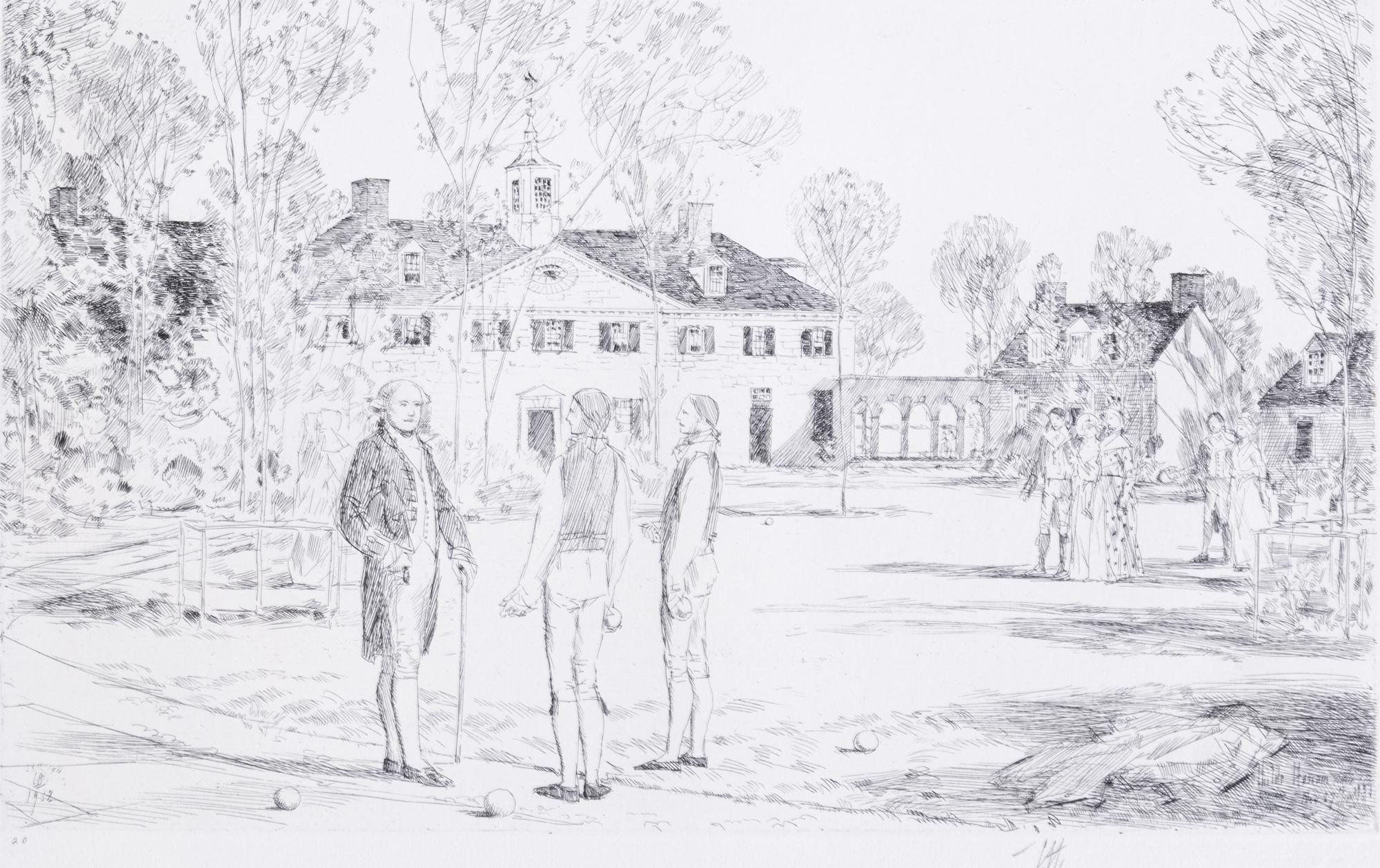 Bowling on the Green , 1931
