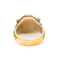 KIESELSTEIN-CORD, YELLOW GOLD AND CARNELIAN INTAGLIO RING