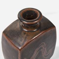 Bernard Leach (British, 1887-1979) Two St. Ives Tenmoku-Glazed Vases, Leach Pottery, UK, circa 1940s-1960s