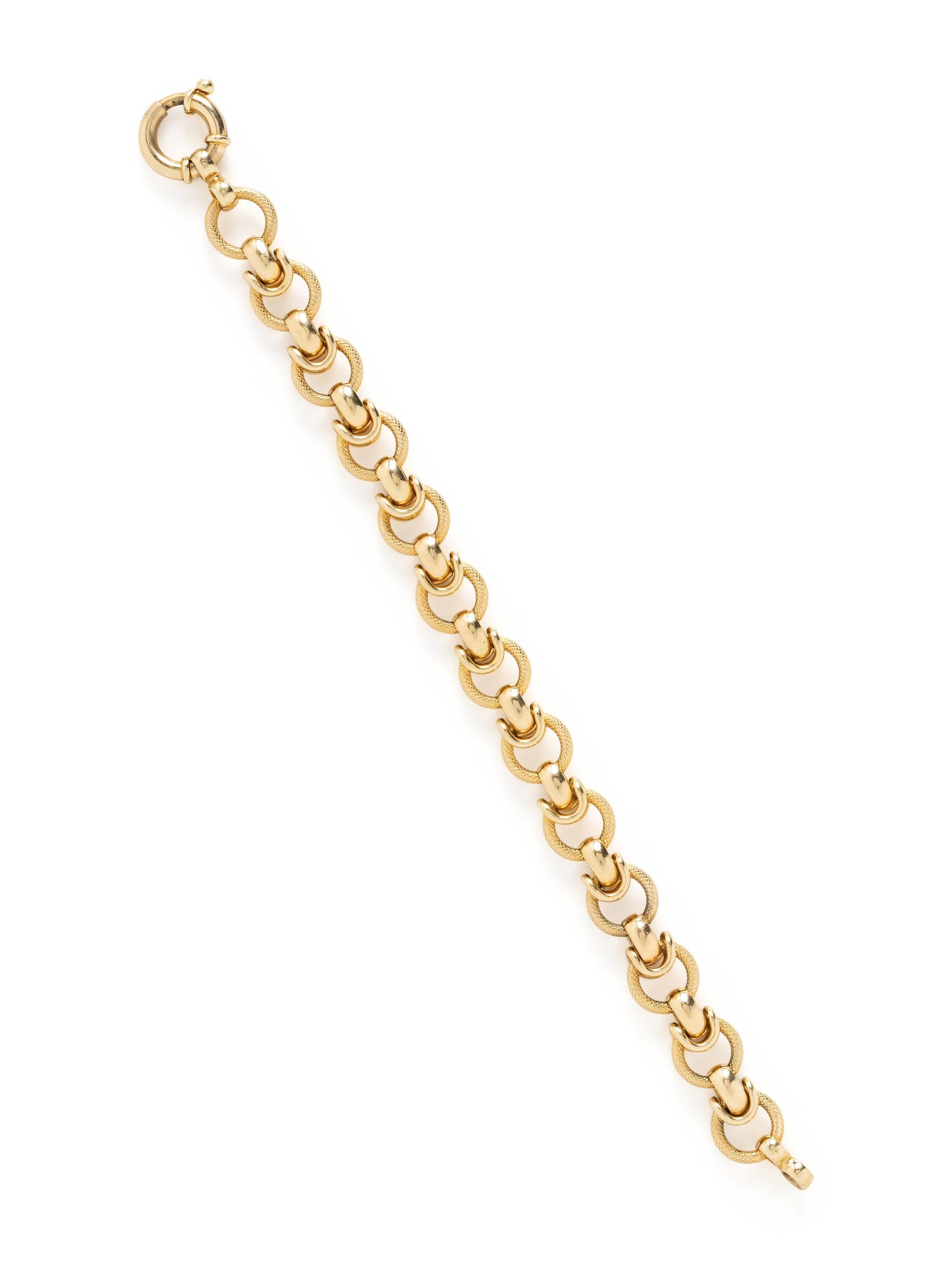 YELLOW GOLD BRACELET