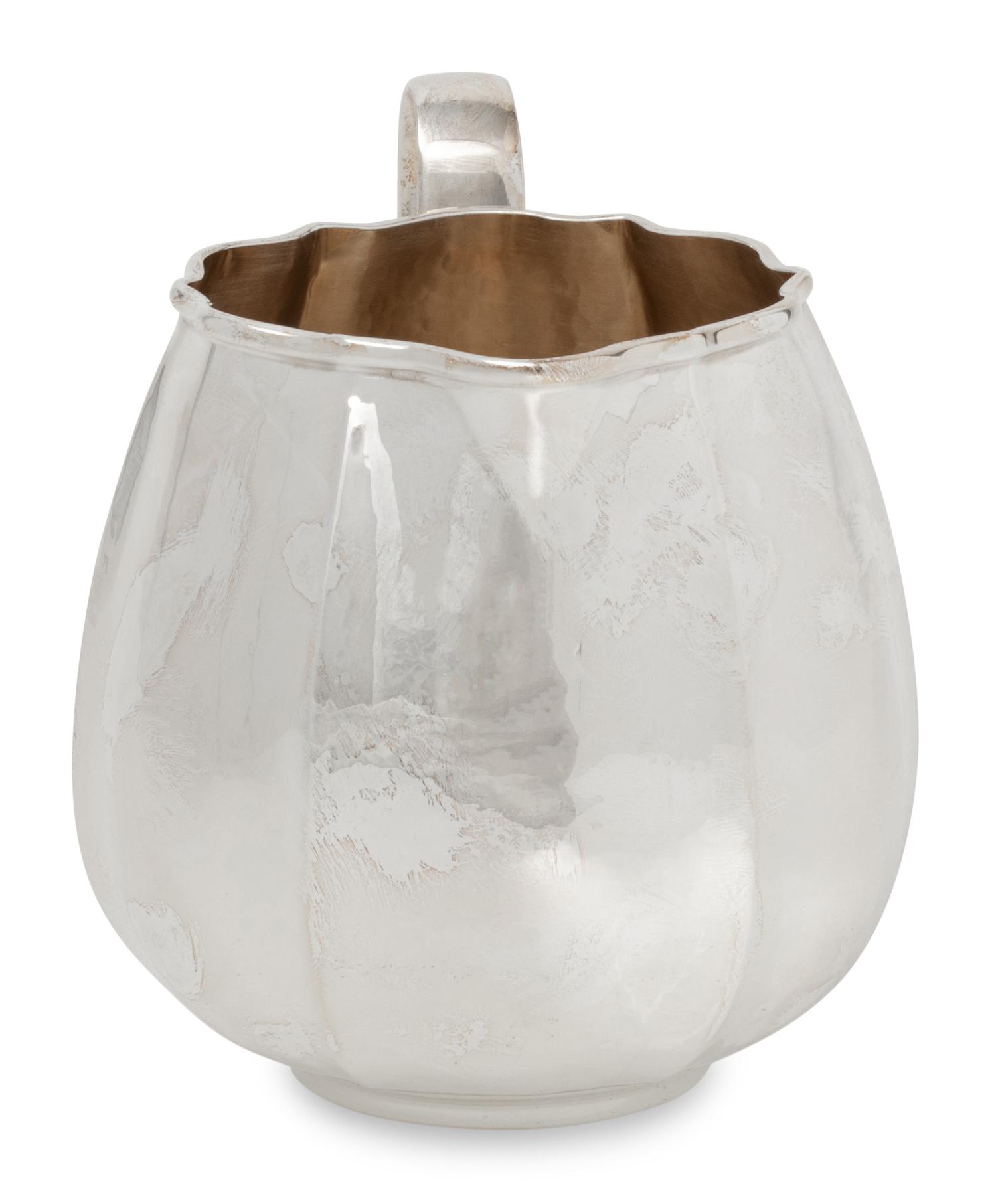 An Italian Silver Creamer