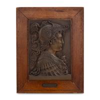 A French Bronze Bas Relief Plaque of Perseus