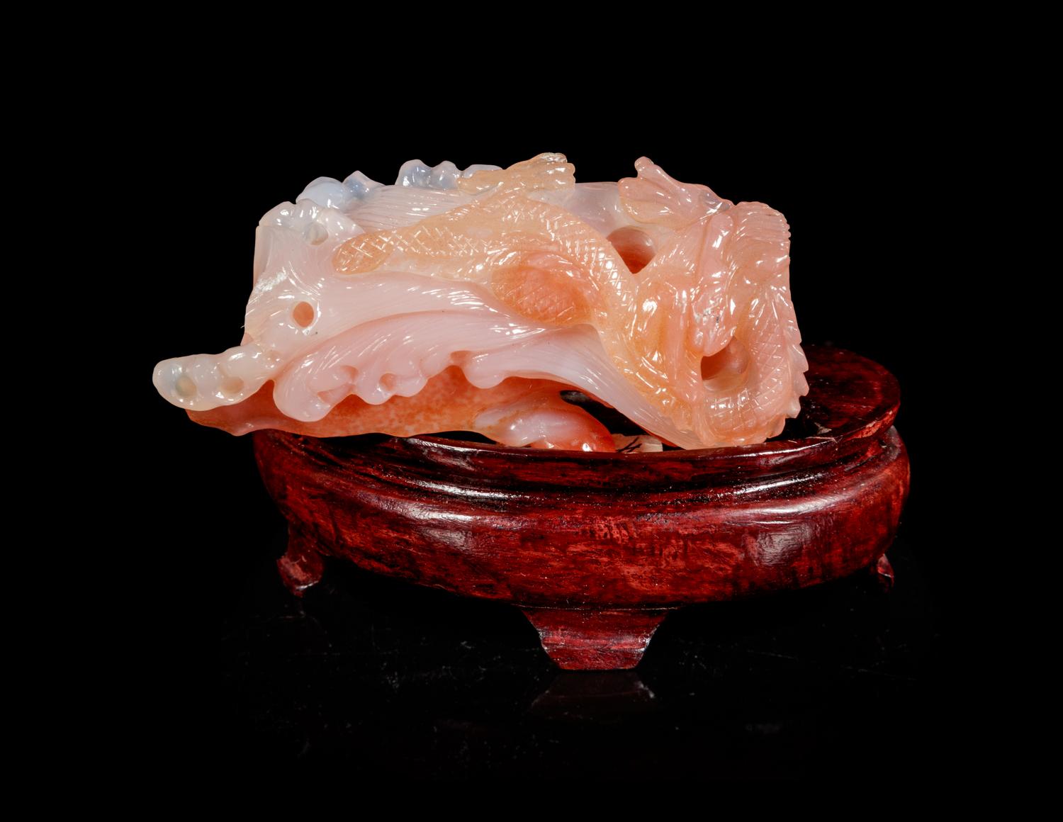 Four Chinese Carved Agate Articles