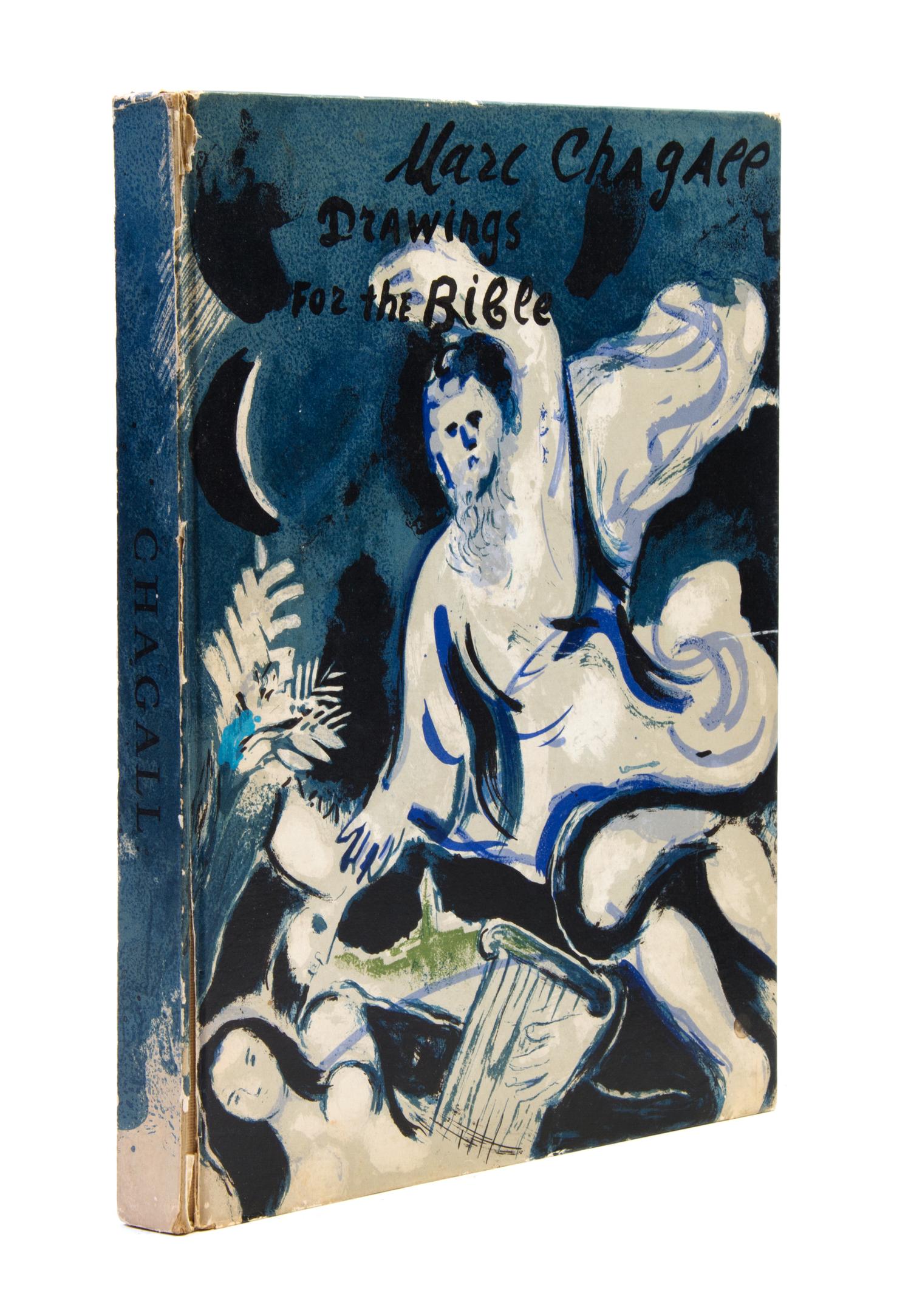 CHAGALL, MARC. Drawings for the Bible. New York, (1960). First American edition. Complete with 24 original color lithos.