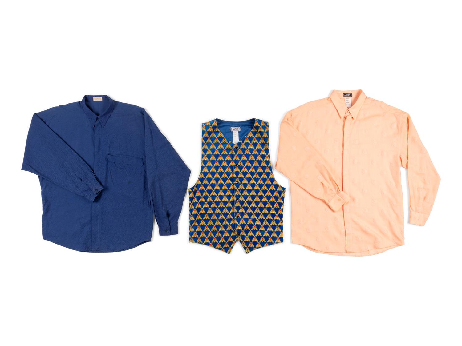 Collection of Five Versace Menswear Separates, 1990-2000s