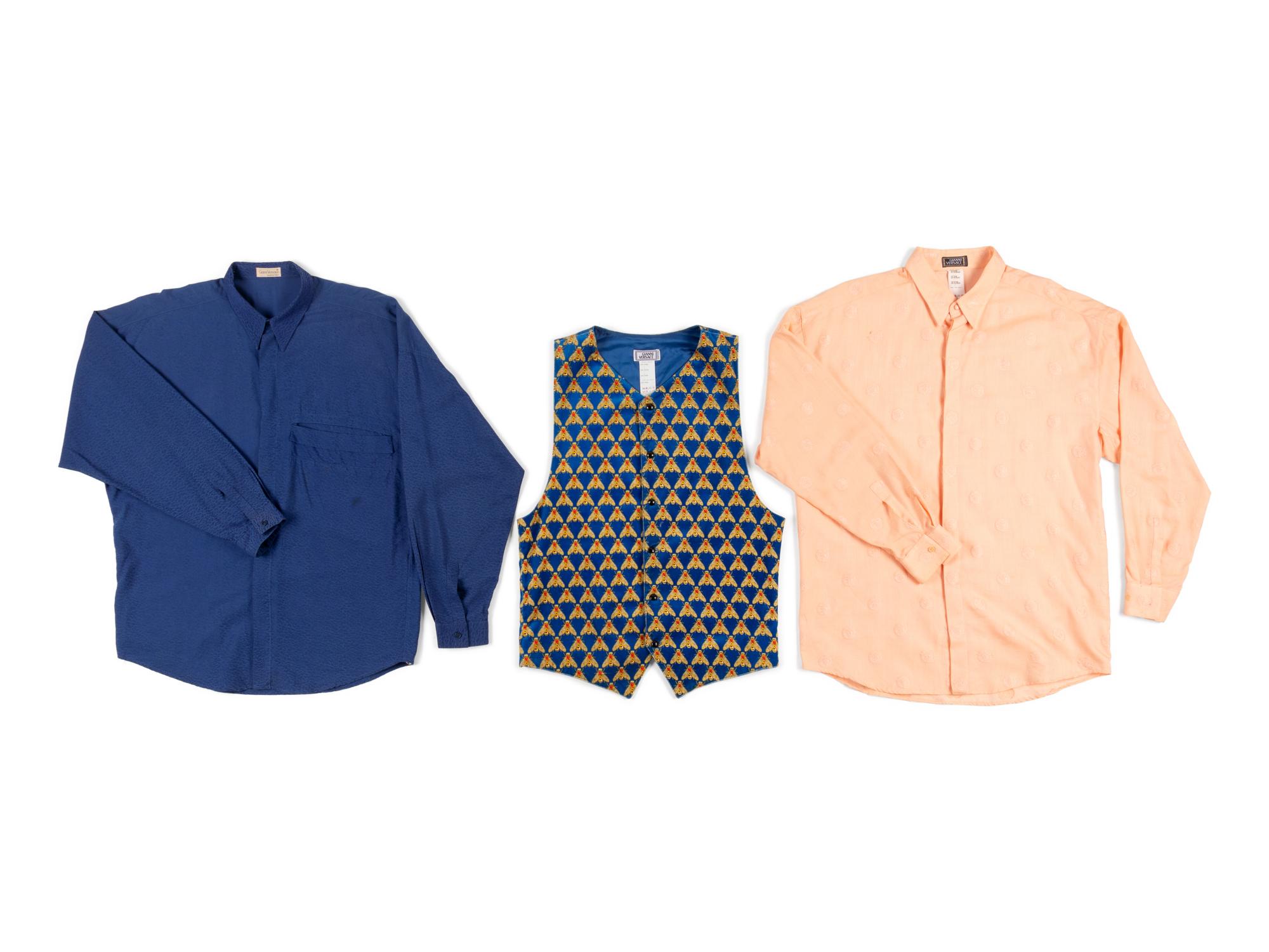 Collection of Five Versace Menswear Separates, 1990-2000s
