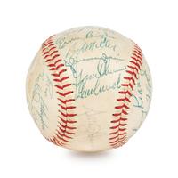 A 1959 St. Louis Cardinals Team Signed Autographed Baseball Including Early Bob Gibson Signature (Beckett Authentication Services BAS Certified),