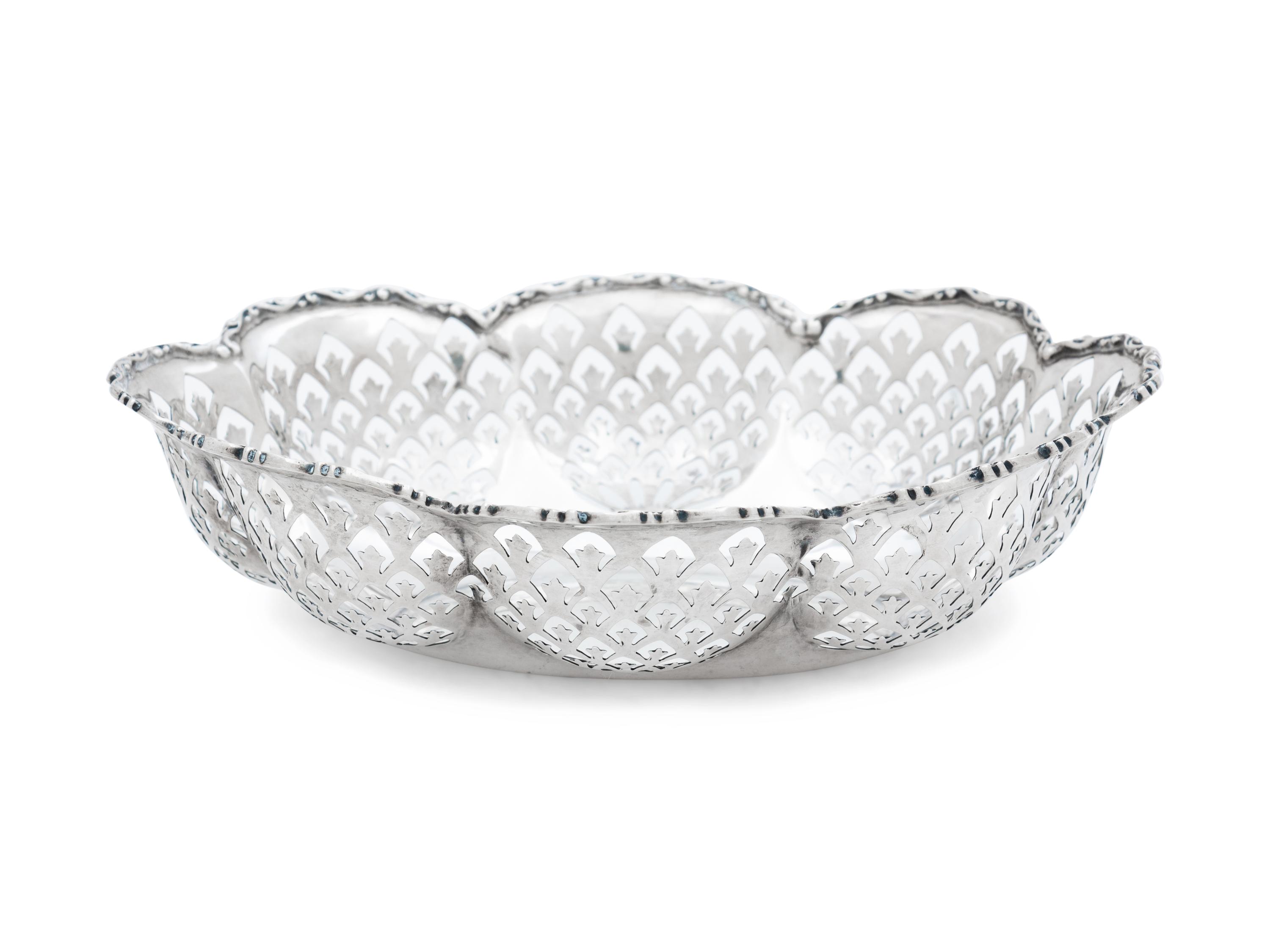 An English Silver Candy Bowl