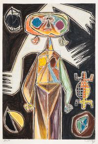 Oswaldo Vigas, (Venezuelan, 1926-2014), Untitled from Brujas (Witches), 1978