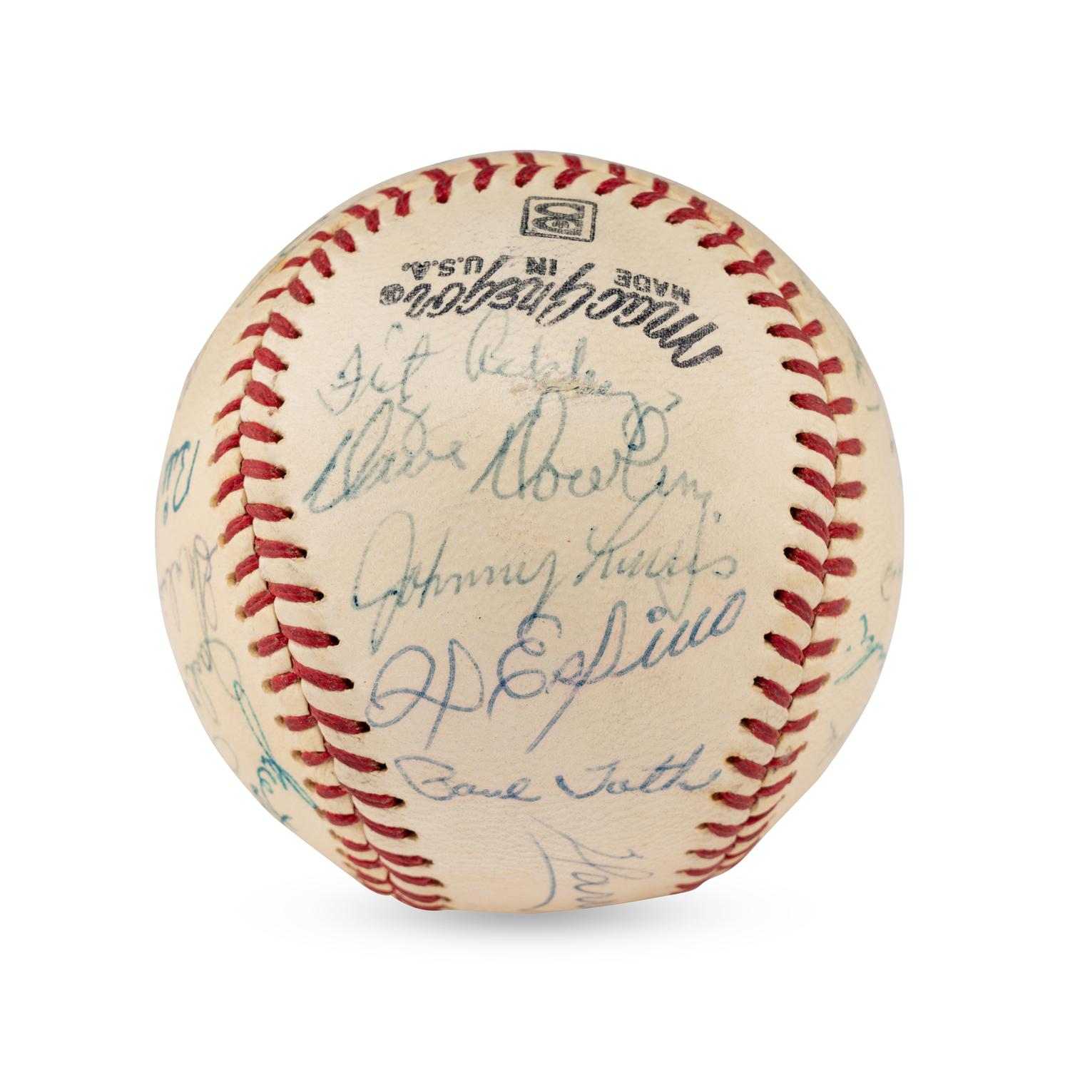A 1964 Jacksonville Suns Team Signed Autograph Baseball