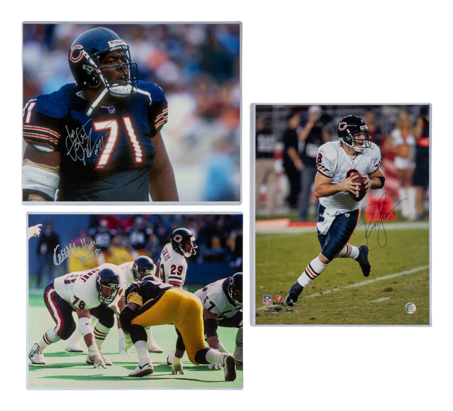 A Large Group of Chicago Bears Signed Autograph Memorabilia Featuring Dick Butkus, Dave Duerson and Wilber Marshall