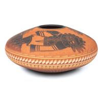 Sgraffito Redware Jar