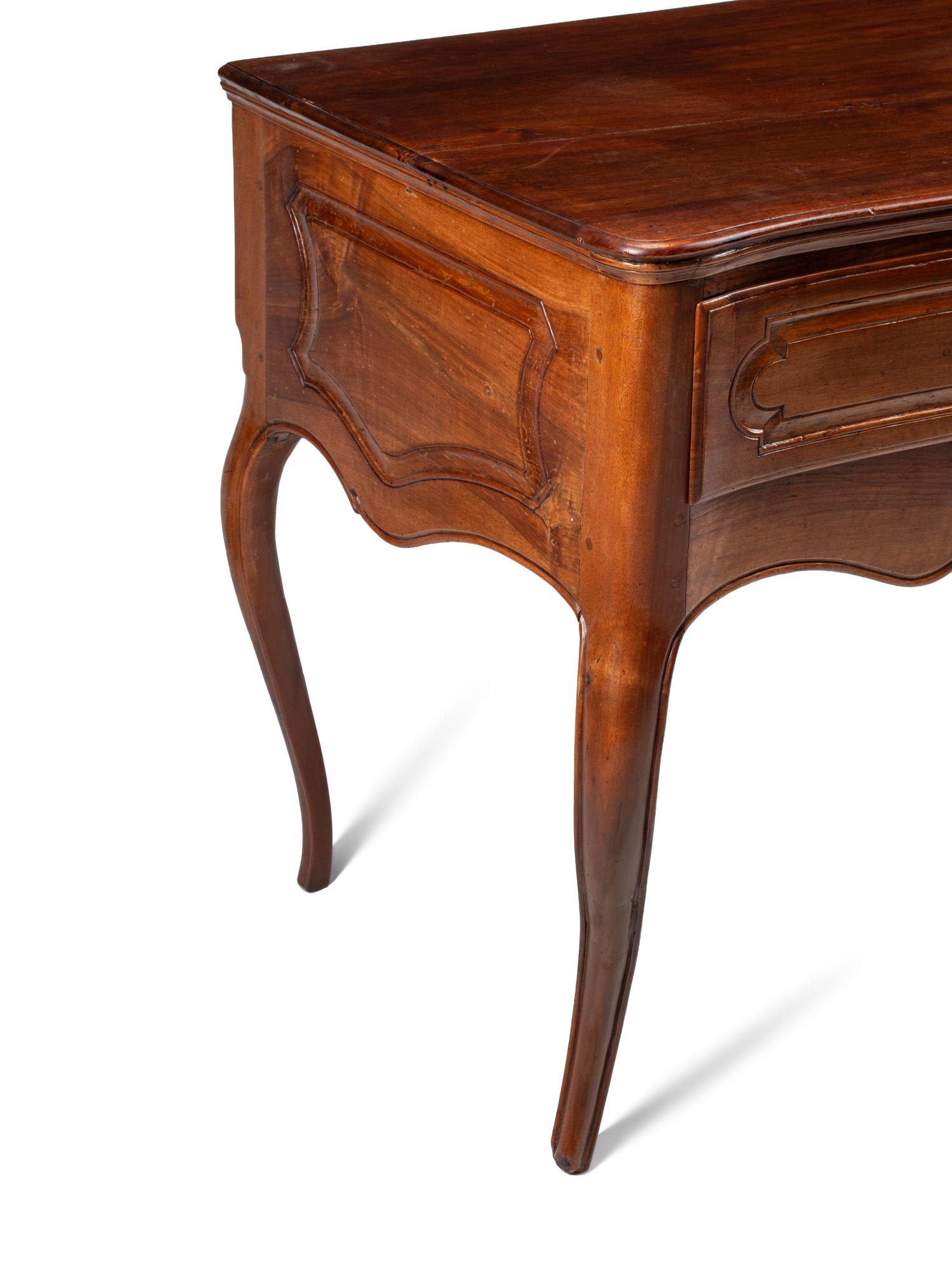 A Louis XV Provincial Walnut Side Table
