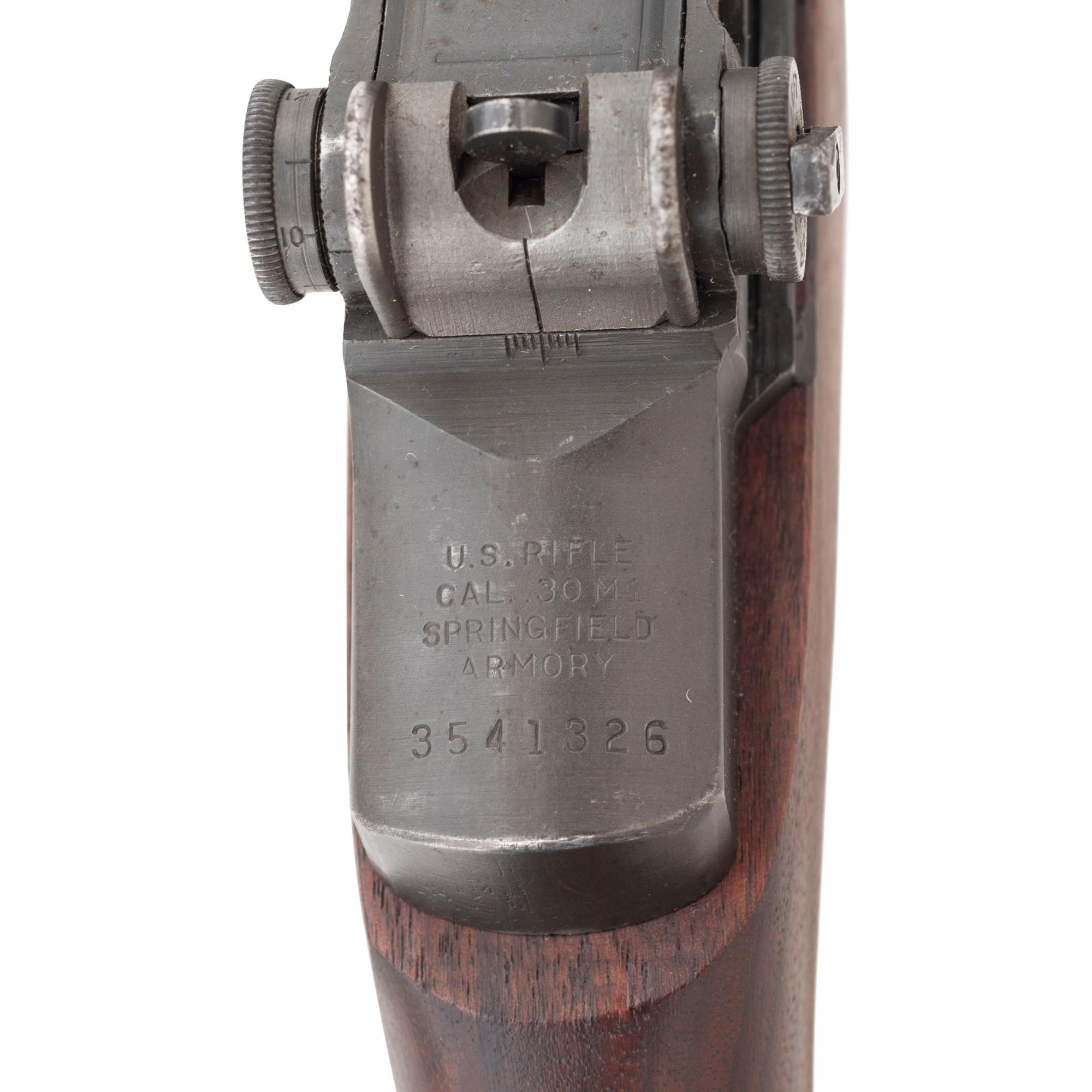 **1945 Springfield Armory M1 Garand Rifle Uncut Operating Rod and Locking Bar Sights
