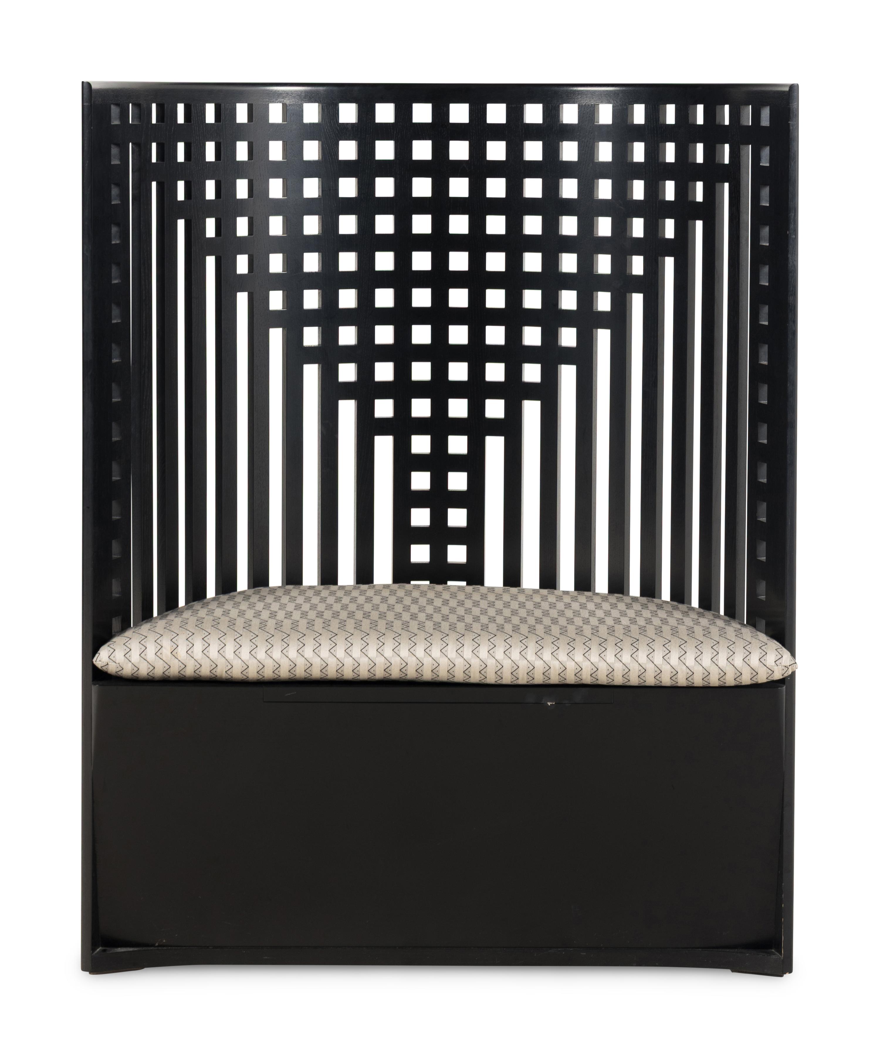 A Charles Rennie Mackintosh Willow Chair by Cassina