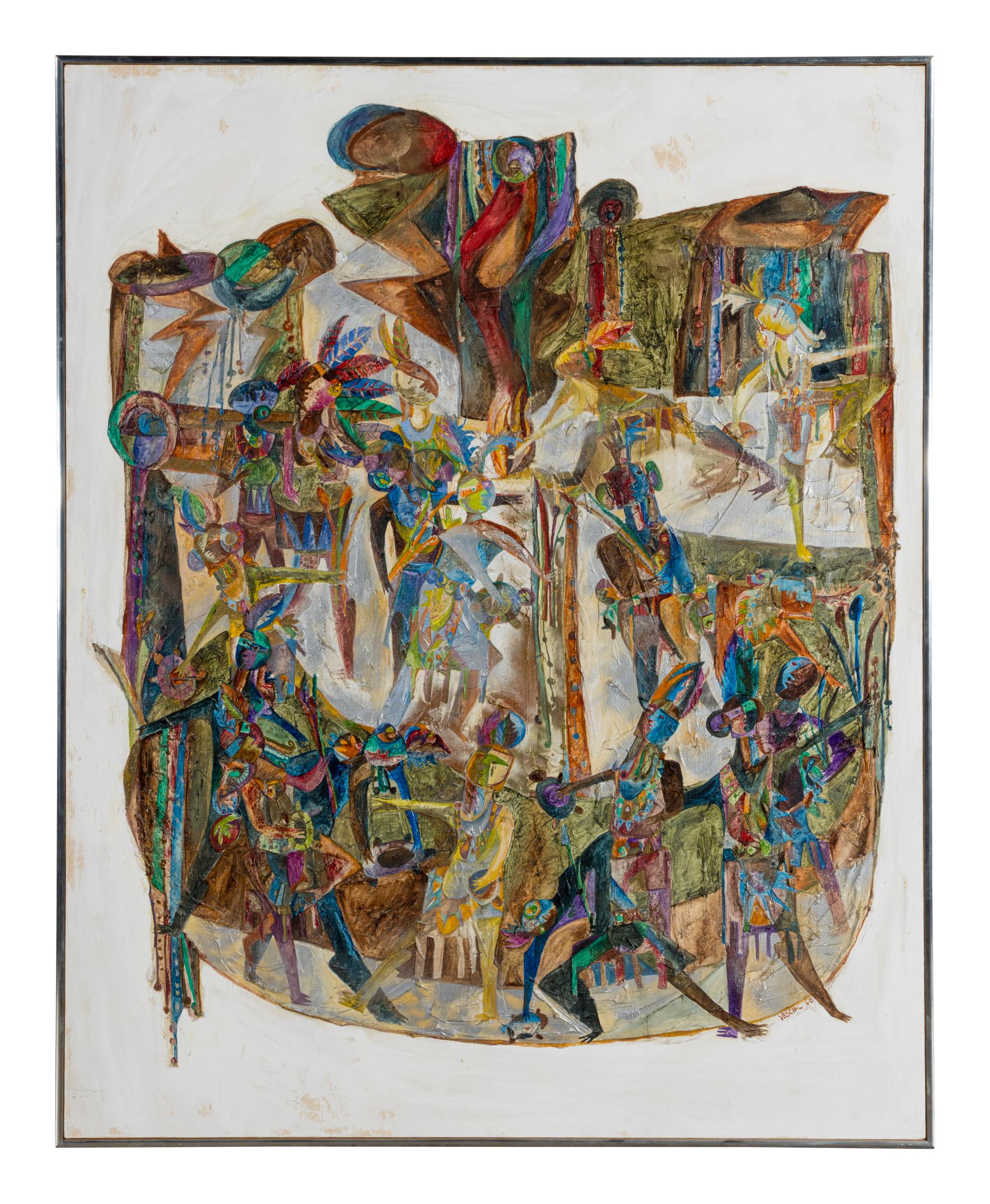 Maria Vescial (American, 20th century) — Rain Dance, 1968