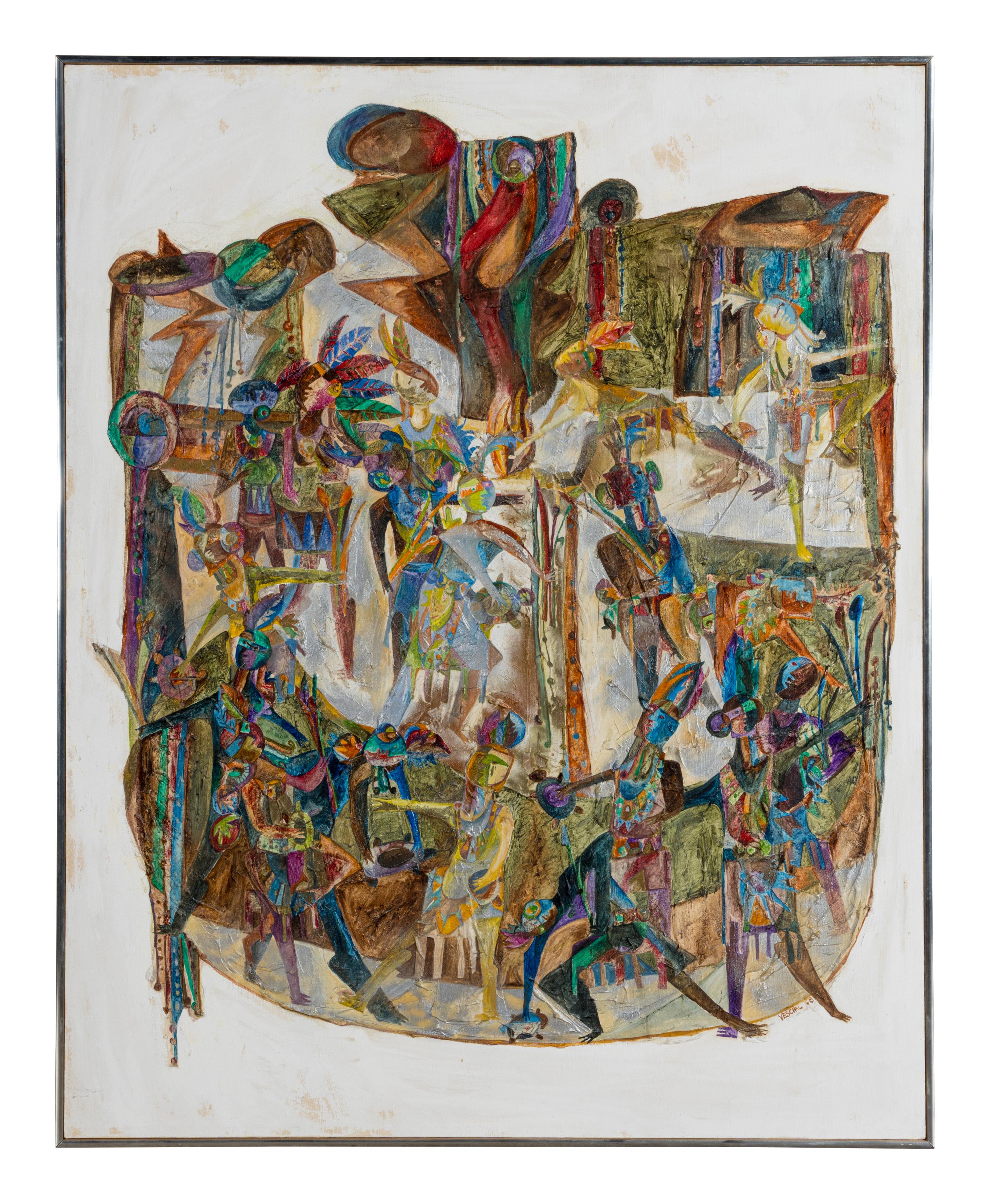 Maria Vescial (American, 20th century) — Rain Dance, 1968