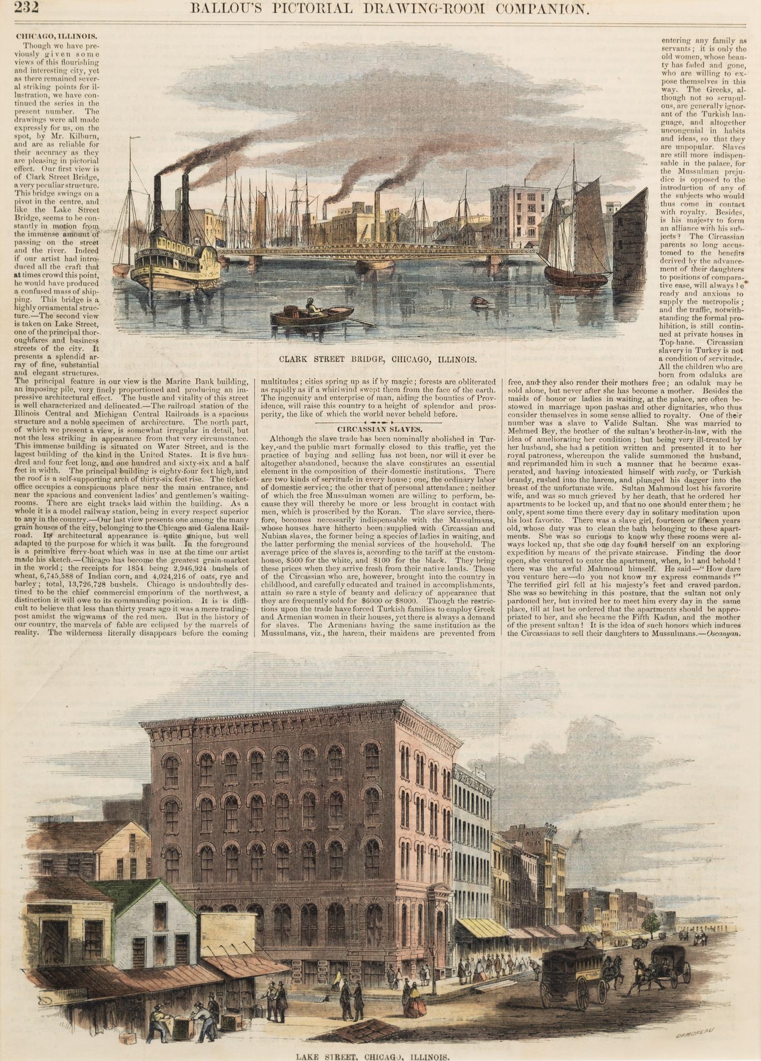 [HARPER'S WEEKLY]. A group of approximately 20 Harper's Weekly steel engravings.
