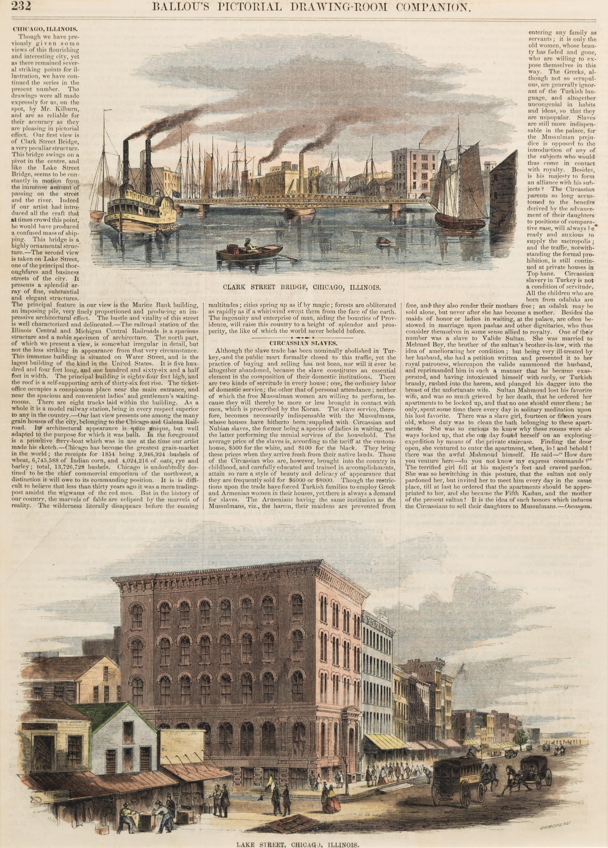 [HARPER'S WEEKLY]. A group of approximately 20 Harper's Weekly steel engravings.
